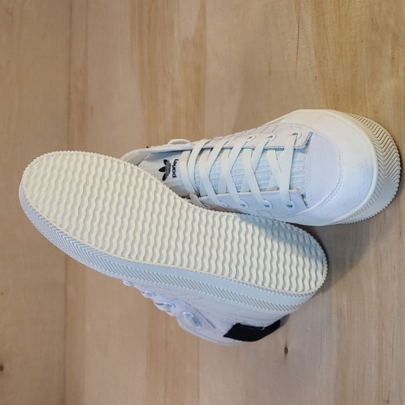 Adidas White Nizza Parley Hi Men's Shoes - Picture 9 of 10